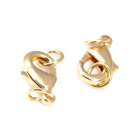 6 uds. De latón de Color dorado de 18K con cierres circulares de langosta, cierres para collares, pulseras, suministros para fabricación de joyas, accesorios Diy - details 15