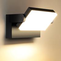 Apliques LED 60W Pared Exterior Interior 360 °   Rotación Negra Lámpara de Pared para Entrada Terraza Pasillo Focos LED Exterior 5000 Lumen Blanco Cálido 3000K Impermeable - details 0