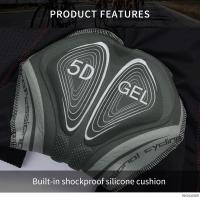 WOSAWE Pantalones Ciclísticos para Hombres Malla Transpirable Comodizada con 5D - details 15