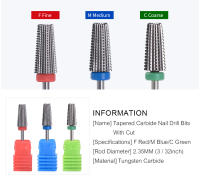 Broca de Carburo KADS 3/32" para Máquina de Taladro Eléctrico Dremel Diseño de Uñas Manicura Pedicura Herramienta de Manicura Normal Goods - details 2
