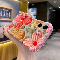 Funda trasera de lujo 3D con flores a prueba de golpes Pro, funda protectora para iPhone 16 Pro Max 15 14 13 12 11 Capa - details 1