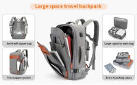 Mochila de Laptop para Viajes, Impermeable, Expandible, Aprobada para Vuelo, Anti-Robo, 42L de Capacidad Ideal para Deportes y Caza - details 3