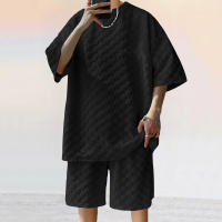 Conjunto Casual de Moda Verano 2025 para Hombres Camiseta con Manga Corta, Pantalones Cortos, Talla Grande - details 16