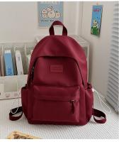 Mochilas simples y versátilesMochila para estudiantes de secundaria Mochila para estudiantes universitarios de gran capacidad Mochila de color sólido de estilo coreano - details 33