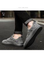 Zapatillas de deporte de cuero para hombre, zapatos informales para caminar al aire libre, fondo suave para las cuatro estaciones - details 19