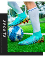 Botas de fútbol profesionales AG para hombres, zapatos de fútbol para niños, tacos altos para el tobillo, zapatillas de fútbol de hierba, zapatos de entrenamiento de Futsal, gran oferta - details 17