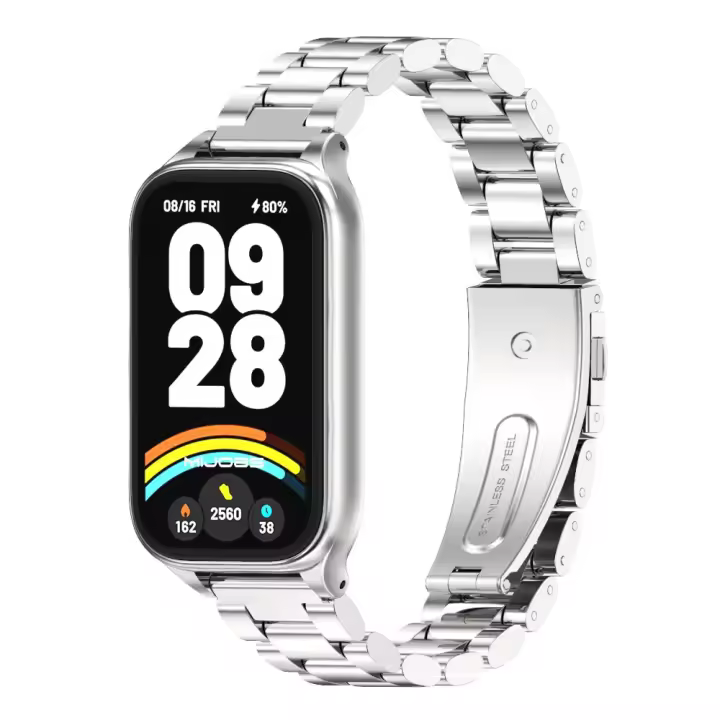 Correa activa Mi Band 9, pulsera de repuesto de Metal y acero inoxidable para Mi Smart Band 9, correa de reloj activa - 1