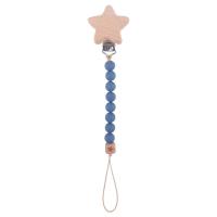 Soporte para chupete suave, cuentas de madera de haya, cordón de madera anticaída de calidad alimentaria, cadena de chupete para bebé, Clips para chupete, cadenas, cadena Molar - details 8