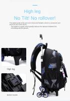 Mochila escolar con ruedas para niños, bolsa de viaje para estudiantes - details 6