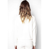 Sudadera con capucha bordada de algodón rosa para mujer, Jersey clásico francés de nicho ZV, 24 principios de otoño, nuevo - details 33