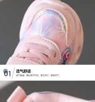 Primavera y otoño nuevos zapatos deportivos para niños princesa de dibujos animados LED luminosos compañeros de clase de 1 a 5 años niñas zapatos deportivos y de ocio - details 2