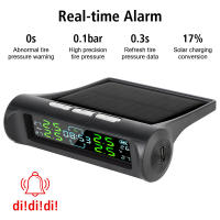Sistemas de alarma de seguridad para automóviles con pantalla LCD, reloj Digital, sistema de supervisión de presión de neumáticos de coche, USB/Solar TPMS - details 8