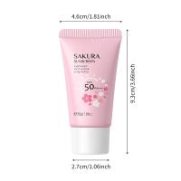 1 Uds Sakura Sunscreen30g crema hidratante y aislante protector solar Facial loción de aislamiento crema hidratante brillante - details 5