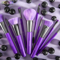 Docolor Brochas de Maquillaje 10pcs Set de Brochas para Base en Polvo Corrector Blush Sombra de Ojos Resaltador Herramienta de Belleza Multipack - details 6