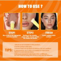 Polvo Bronceador, corrector Natural contorneador, Polvo de Acabado - details 6