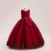 Elegante Vestido de Princesa con Lentejuelas de Esponja Vestido de Fiesta para Niñas en Rosa para Bodas y Graduaciones - details 10