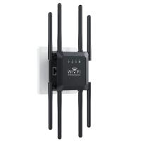 Repetidor de señal WiFi inalámbrico de 300Mbps, extensor de alta ganancia, 8 antenas, banda Dual, 2,4G, amplificador de red, enrutador WPS - details 2
