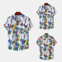 Camisa de manga corta para hombre, Camisa ajustada con estampado de flores fragmentadas, serie CS, primavera y verano, 2024 - details 8