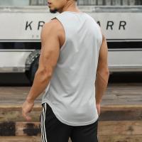 Camisetas deportivas sin mangas de secado rápido para hombre, camisetas sin mangas de malla para correr, entrenamiento, baloncesto, chalecos de gimnasio holgados, verano, maratón - details 1
