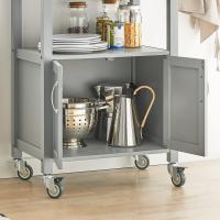 Carrito de Cocina FKW22-HG con Ruedas Tablero de Acero Inoxidable Tamaño 60 x 92 x 44 cm - details 4
