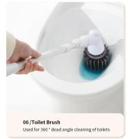 Dispositivo de limpieza giratorio eléctrico inalámbrico 6 en 1 para ducha, cocina y baño - details 3