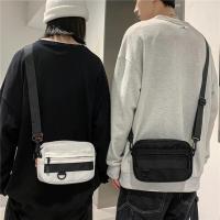 Bolsos cruzados para hombre, moda informal, Color sólido, alta calidad, práctico bolso mensajero de nailon, envío directo, bolso de hombro para hombre - details 11