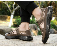 Creek zapatos de verano transpirables, zapatos casuales de malla con agujeros, zapatos para exteriores, senderismo, zapatos de un pedal, zapatos para vadear, sandalias para hombres - details 6