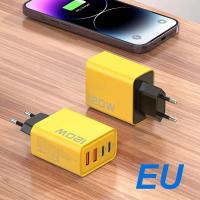 VAORLO-cargador ultrarrápido de 120W, 4 puertos USB C PD, carga rápida USB 3,0 tipo C, cargador de enchufe UE y EE. UU. para Xiaomi iPhone 15 Pro Max - details 6