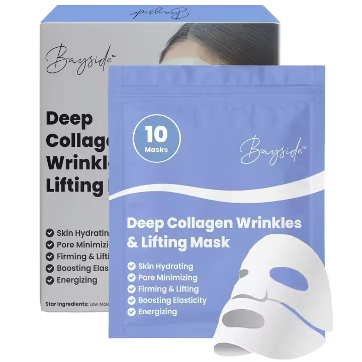 Caliente |   Hidratante Belleza Cuidado de la piel Cara Piel de vidrio, Revitalizante Mascarilla de colágeno durante la noche Arrugas, Hoja de cuidado personal, Facial hidratante - 1