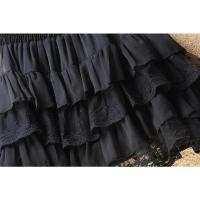 Falda tutú de encaje gótico elástico para mujer, enagua con detalle de malla negra, minifaldas sexys de tul, ropa para fiesta y discoteca, bailarina - details 13