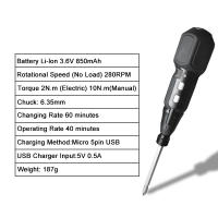 Alicate Duo Recargable Eléctrico y Manual Maizhe 3.6V Sin Cable Mini Herramienta Eléctrica con Luz LED para Bricolaje en Casa - details 1