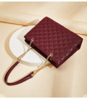 FOXER bolso de hombro con cadena de cuero PU para mujer, bolso para axilas, bolso a cuadros simple a la moda - details 1