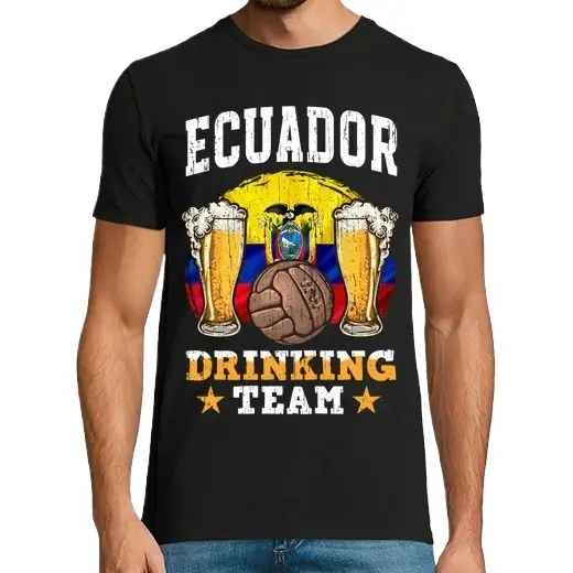 Equipo Bebida Ecuador Fútbol Y Cerveza Camisetas CERVEZA,Pack Regalo Camiseta Personalizada - 1