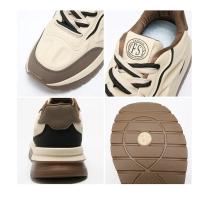Zapatos De Correr Con Cordones Para Estudiantes 2024 Nuevos Y Cómodos Con Suela Gruesa Y Combinación De Colores Moda Casual Microfibra - details 16