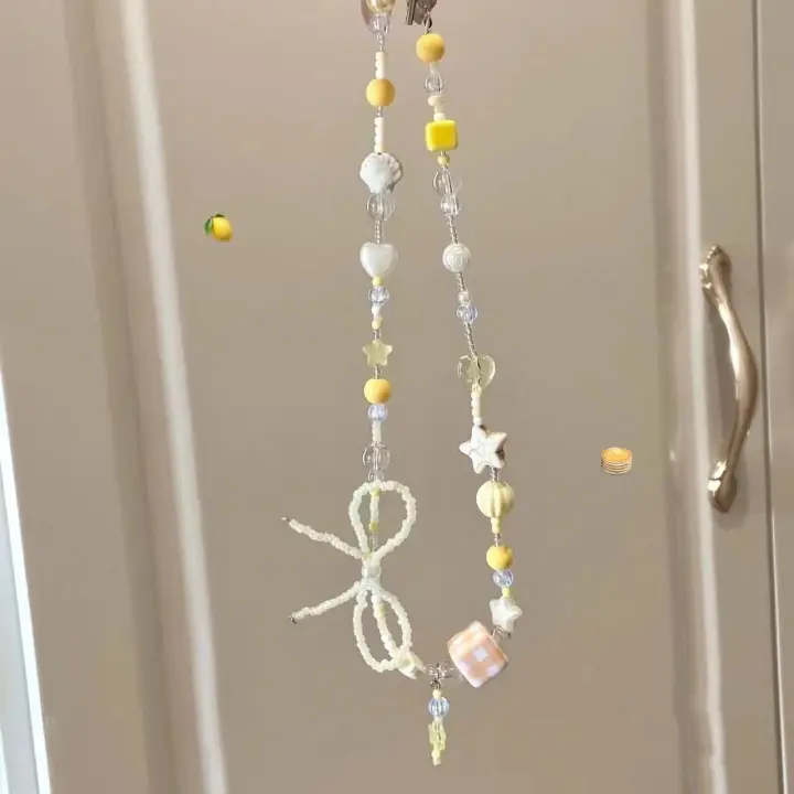 Lindo collar con colgante de perro con globo de frijol rojo para mujer 2025 nuevos accesorios de cadena de suéter de gama alta de primavera y verano - 1