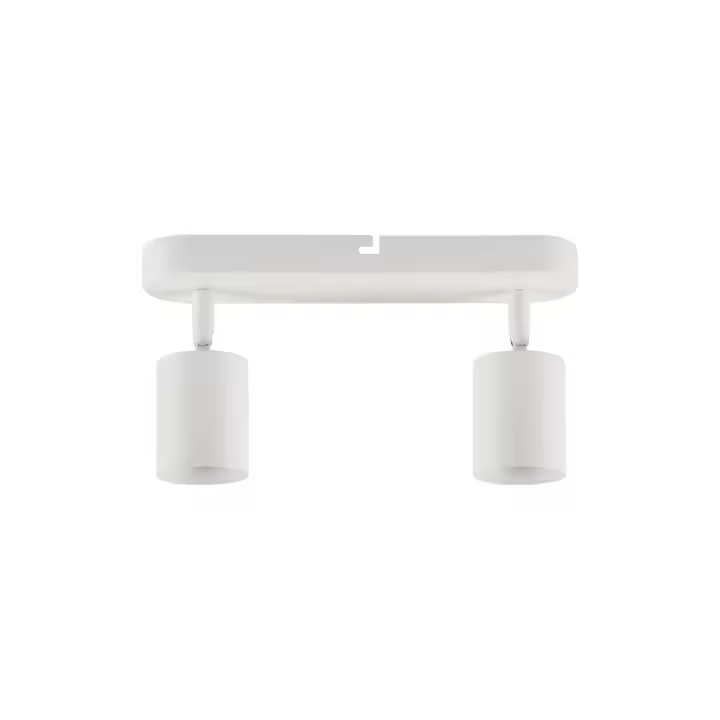CBJKTX 2 puntos luz de techo negra pasillo GU10 lámpara de pared de diseño giratorio moderno para sala de estar cocina dormitorio comedor - 1