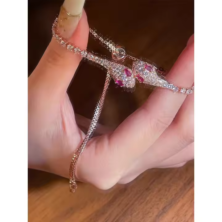 Pulsera de alta calidad sentido mujer moda ligera extravagancia ajustable pulsera de puño nuevo estilo de la mano - 1
