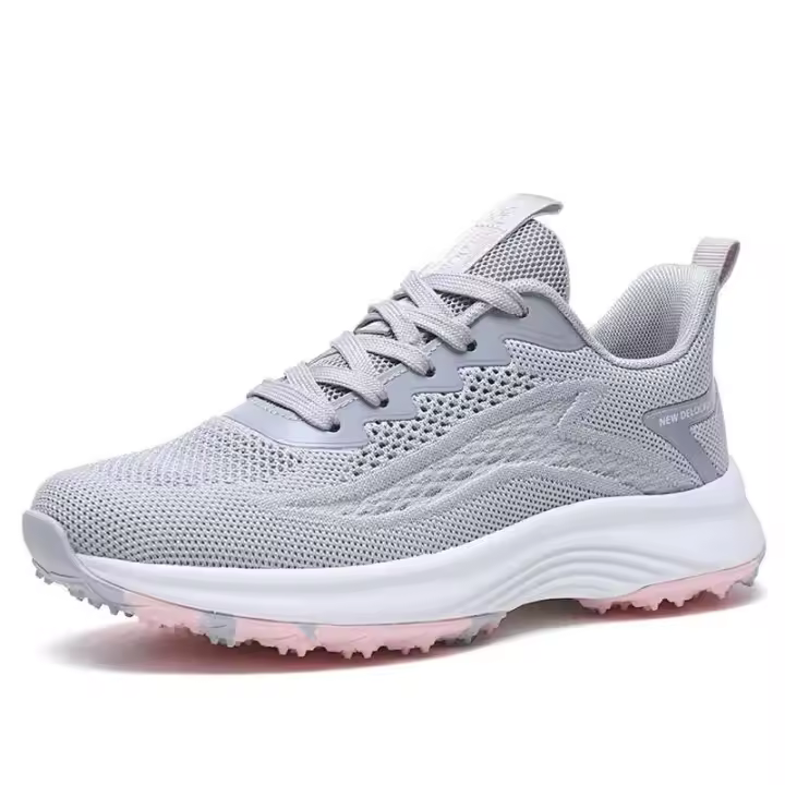 Nuevo 2025 zapatos deportivos de malla tejidos para correr en la parte superior de las mujeres precio bajo de marca - 1