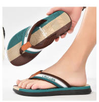 Verano nuevas chanclas de los hombres de gama alta casual pellizcar-en zapatillas de los hombres desgaste antideslizante sandalias de playa - details 13