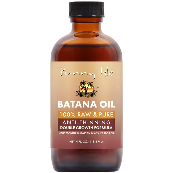 Sunny Isle na Infundido con aceite de ricino negro jamaicano 4 oz |   Fórmula de doble crecimiento antiafusión - 1