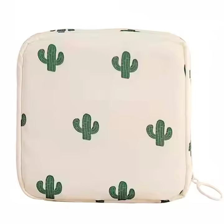 Bolsa Almacenamiento Tampones y Compresas Diseño Fresco y Lindo - 1