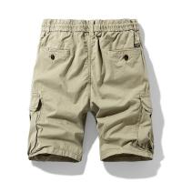Pantalones Cortos de Carga Casuales para Hombres Verano 2024 Cintura Elástica Múltiples Bolsillos - details 2