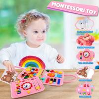 Juguete creativo para bebé, tablero educativo sensorial, actividad de mano, aprendizaje temprano, divertido para bebés y niños pequeños, 1 Juego - details 3