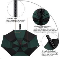 Paraguas de Golf abierto automático, paraguas de palo impermeables a prueba de viento con doble dosel extragrande de gran tamaño - details 145
