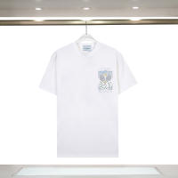 Camisetas Casuales de Verano 2025 para Hombres Algodón Puro, Cuello Redondo, Mangas Cortas, Impresiones de Logotipo - details 11