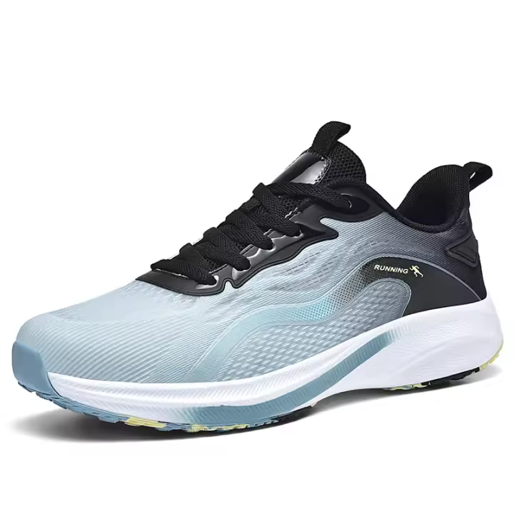 Zapatillas Deportivas de Alta Elasticidad para Hombres Suela Suave, Prueba PIESS, Estilo Atos en Lado Lateral - 1