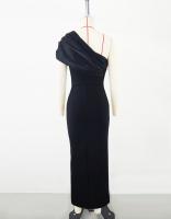 Elegante Vestido de Vendaje con Hombro Inclinado Diseño Distintivo de Alta Moda Francesa - details 11