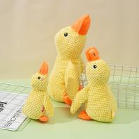 Juguete para perros pato amarillo nuevo 2025, La almohada calmante de patos suaves, Juguete de patos para perros con sonido de patadas para perros de interior (Amarillo) - details 5