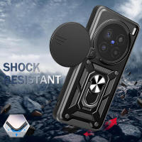 Teléfono para Vivo X200 Pro 5G con cubierta de lente deslizante, funda con soporte a prueba de golpes - details 6