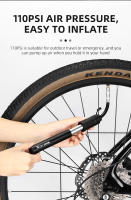WEST BIKING-minibomba de mano para bicicleta, inflador de aire portátil, ultraligero, de alta presión, Presta Schrader, 110PSI - details 6